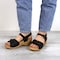 Sanita Sandal, Pebbled/Oiled Leather Upper, Polyurethane Outsole, Black, Size 8.5-9 M 472281-002-40 - alternate 2